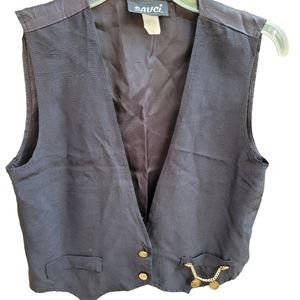 Vtg Sauci California Vest S